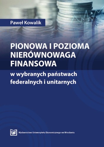 Okładka w ciemnym granacie, u góry kilka stosów monet i różne wykresy, poniżej biały tytuł.