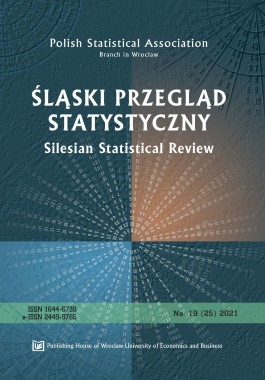Śląski Przegląd Statystyczny, 2021, nr 19(25) 