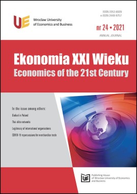 Ekonomia XXI Wieku 2021, nr 1(24) 