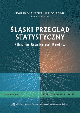 [OTWARTY DOSTĘP] Śląski Przegląd Statystyczny, 2022-2023, no 20-21(26-27) 