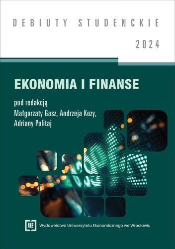 Okładka w kolorach bieli i ciemnej zieleni, pośrodku kafelki przedstawiające ciąg liczb.