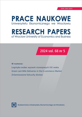 [OTWARTY DOSTĘP] Prace Naukowe Uniwersytetu Ekonomicznego we Wrocławiu 2024, vol. 68, nr 5