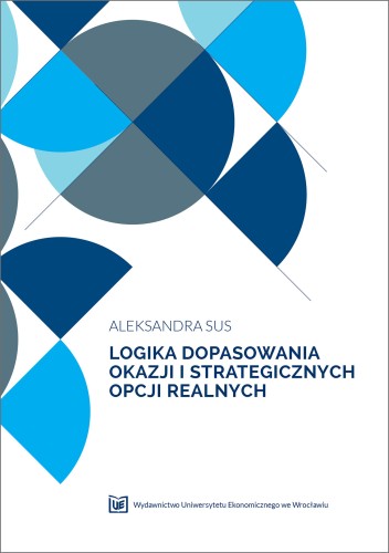 Aleksandra Sus, Logika dopracowania okazji, okładka