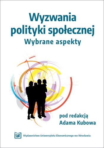 Adam Kubów, Wyzwania polityki społecznej, okładka