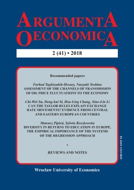 Argumenta Oeconomica 2018, no. 2(41)