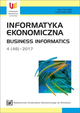Informatyka Ekonomiczna, 2017, nr 4(46)