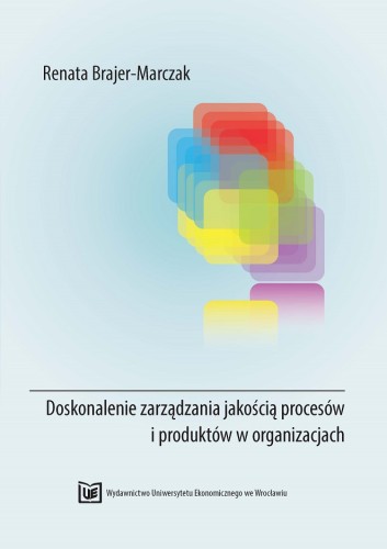 Brajer-Marczak, Doskonalenie zarządzania jakością, okładka