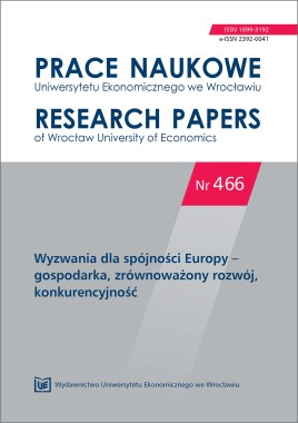 PN 466 Wyzwania dla spójności Europy – gospodarka zrównoważony rozwój