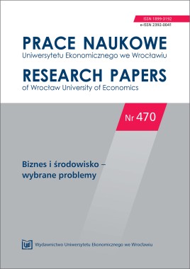 PN 470 Biznes i środowisko - wybrane problemy