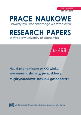 PN 498 Nauki ekonomiczne w XXI wieku - wyzwania dylematy