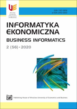Informatyka Ekonomiczna, 2020, nr 2(56)