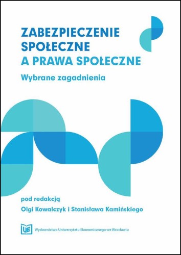 Kowalczyk, Kamiński, Zabezpieczenie społeczne a prawa społeczne, okładka