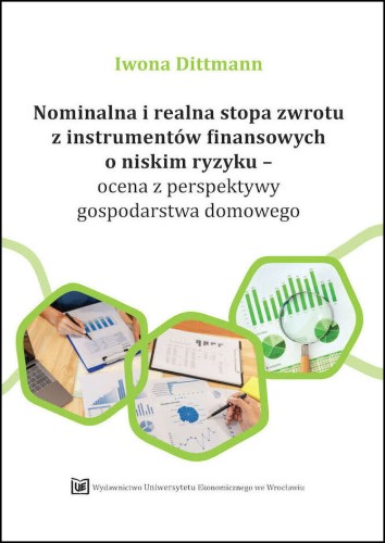 Iwona Dittmann, Nominalna i realna stopa zwrotu z instrumentów finansowych, okładka