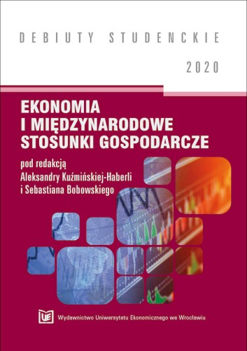 Biało-bordowa okładka serii na środku kafelki ukazujące zarysy kontynentów i kolorowe wykresy liniowe.